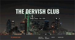 Desktop Screenshot of dervishclub.com